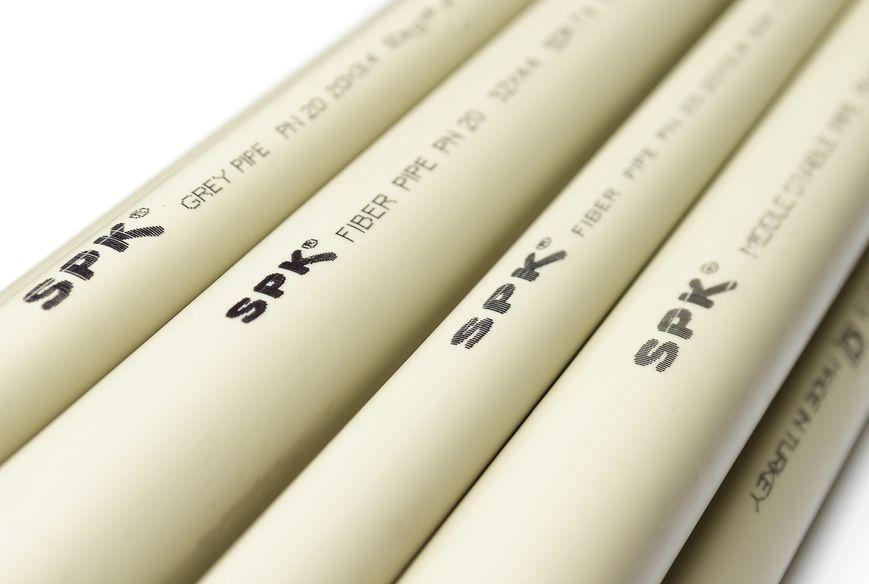 Труба поліпропіленова арм. скловолокном Fiber PN 20 25*3,5 мм SPK 1017PF-000025 фото