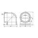 Угольник вв sd Forte (1/2"В х 3/4"В) SF3692015 фото 1