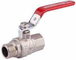 Кран кульовий SD Forte 1/2" ВЗ для води (метелик) SF607W15 фото