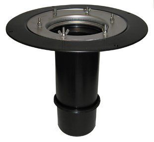 HL65 надставний елемент з обтисковим фланцем із н/ж сталі для покрівельних воронок HL62(.1)(H),HL64(.1)(H HL65 фото