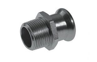 Соединитель KAN с нар резьбой press INOX (S15 х 1/2") 1609045004 фото