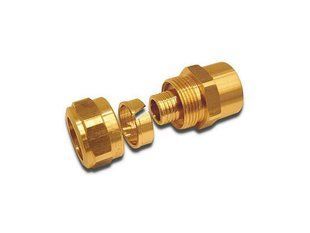 Соединитель латунный свинчиваемый с резьбой внутренней 14x2 G1/2" (Основная ) 1110044005 фото